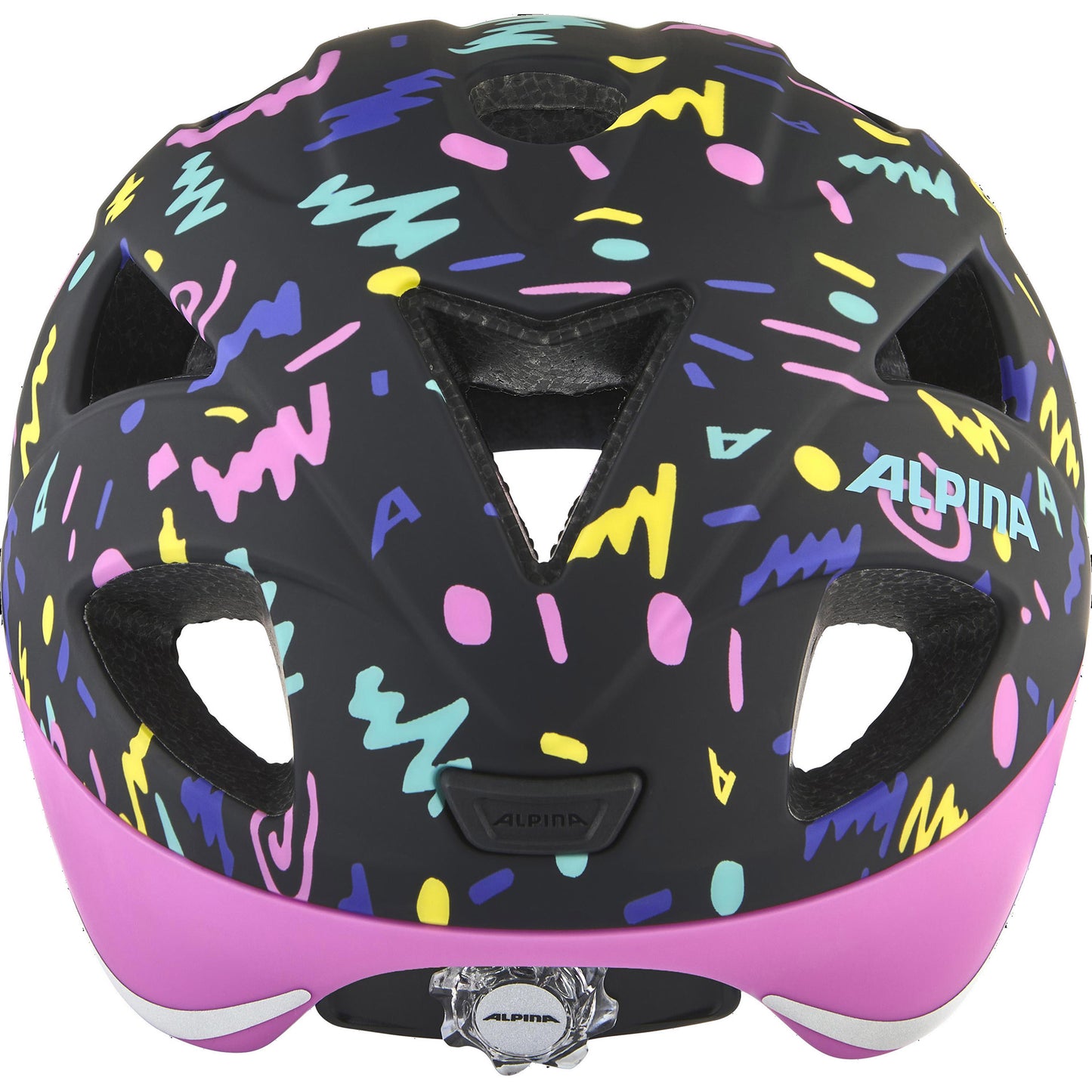 Olympic Sportswear Alpina sports kinderhelm ximo flash black-confetti 47-51 mat