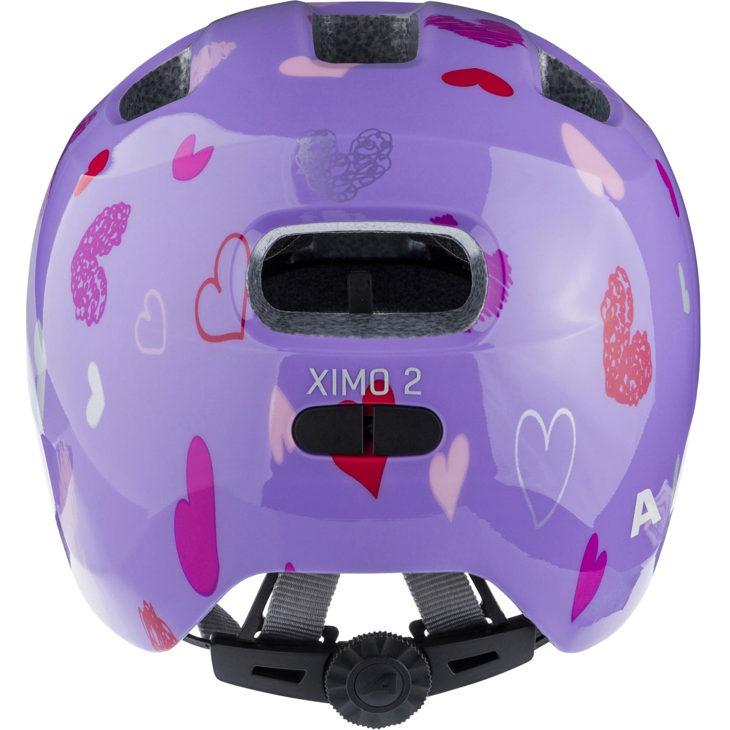 Olympic Sportswear Alpina sports kinderhelm ximo 2 purple hearts 45-49 glans