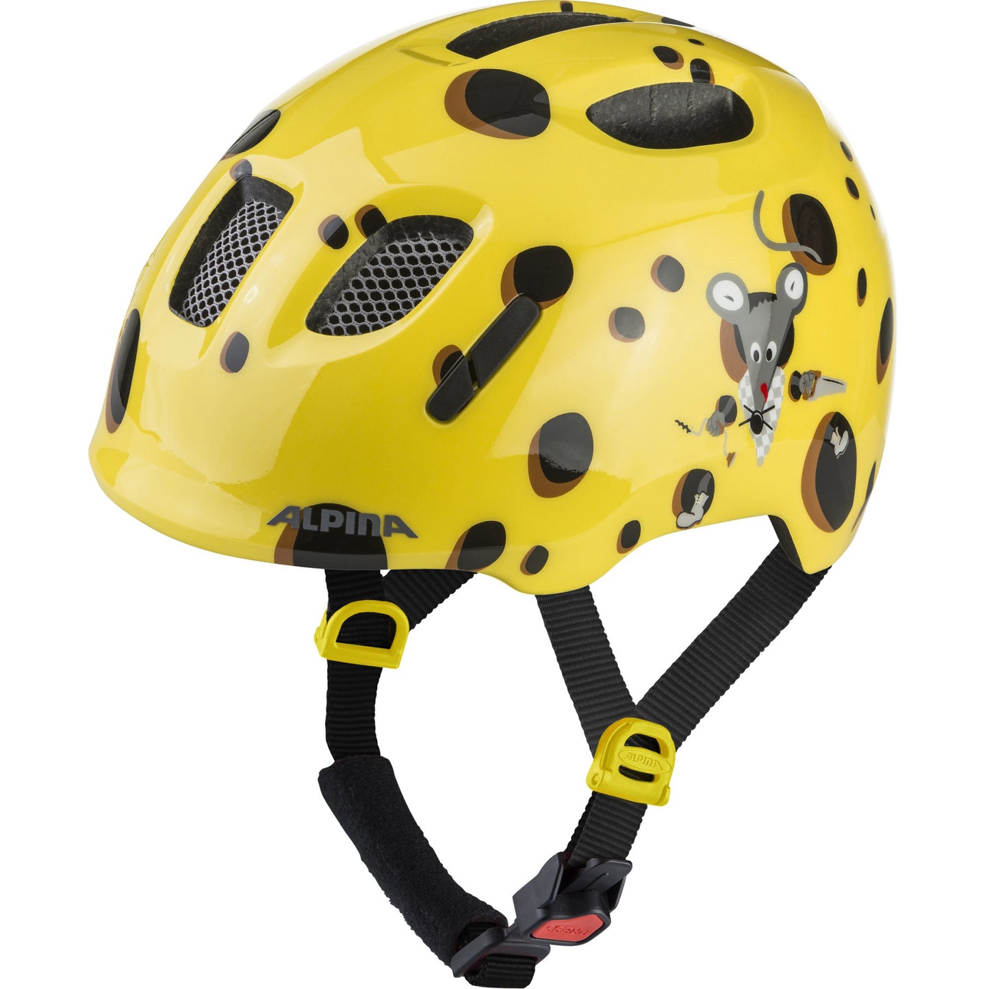 Olympic Sportswear Alpina sports kinderhelm ximo 2 yellow gouda 45-49 glans