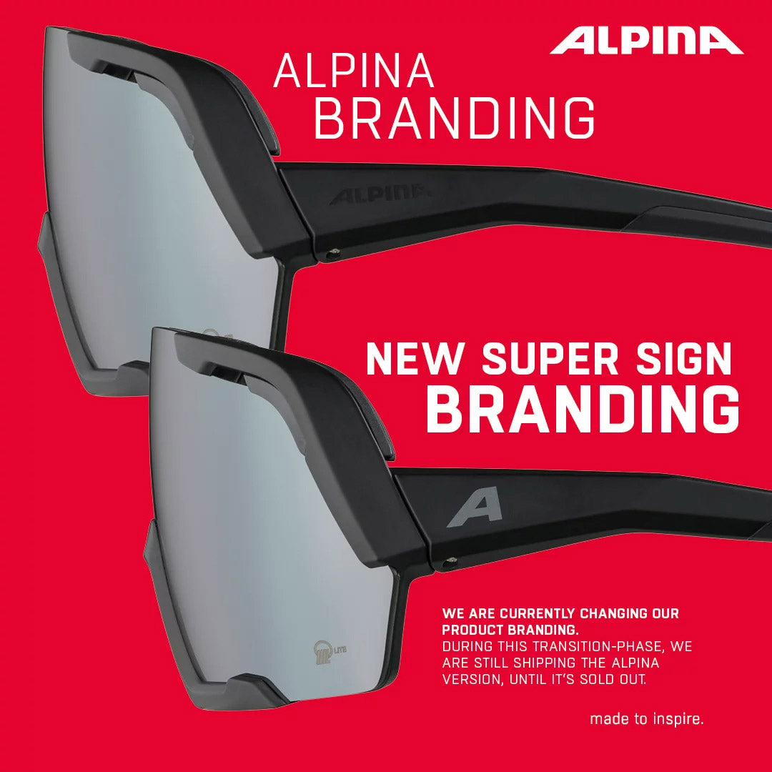 Olympic Sportswear Alpina sports sportbril rocket q-lite mat grijs