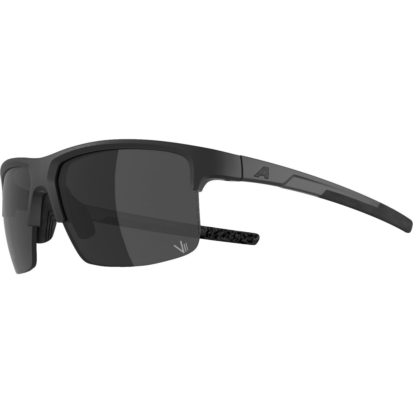 Olympic Sportswear Alpina sports sportbril eagle q-lite zilveren sp. mat zwart