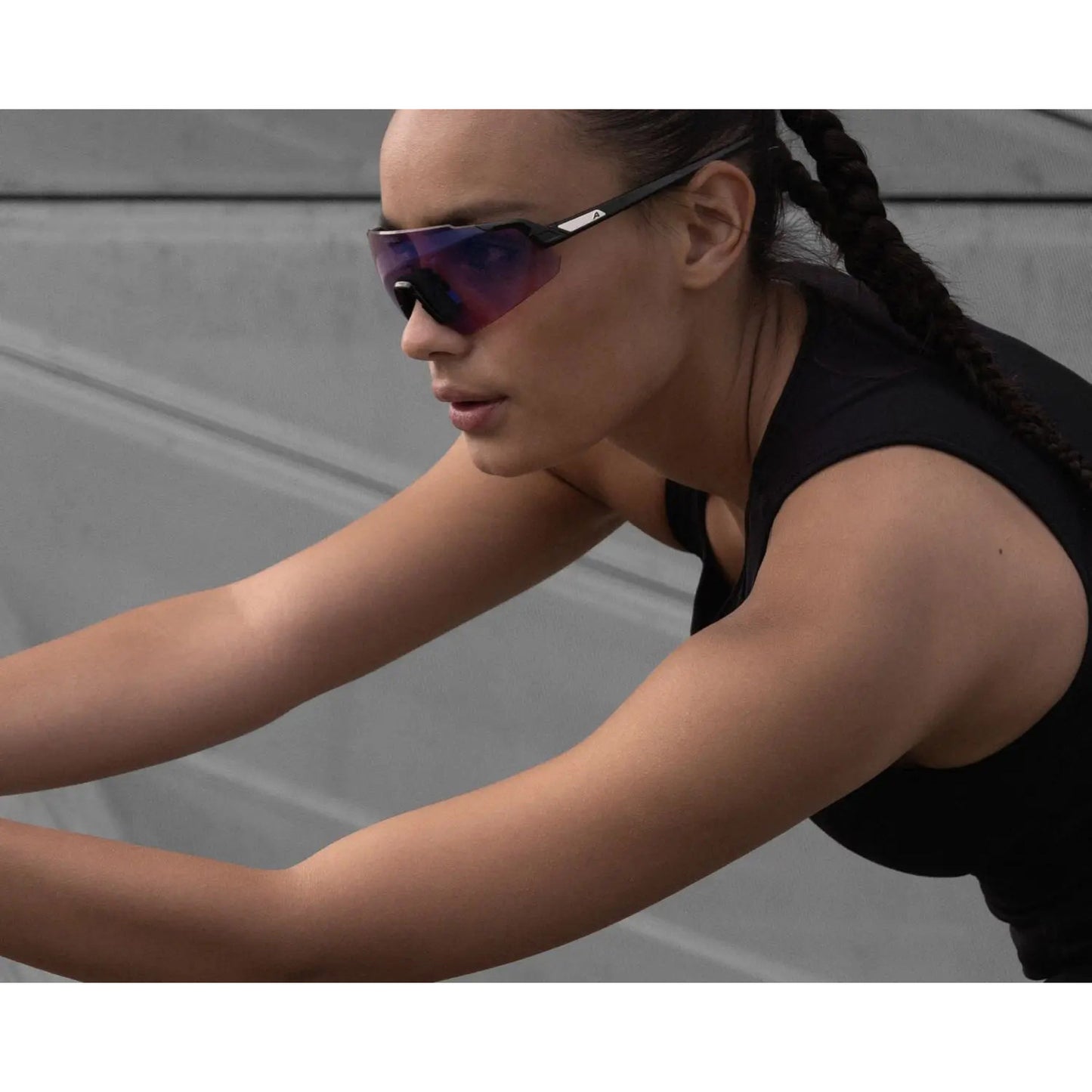 Olympic Sportswear Alpina sports sportbril turbo air q-lite mat zwart