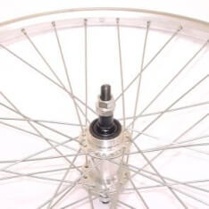 Roland achterwiel 26 x 1.75 vast freewh zilver zink sp