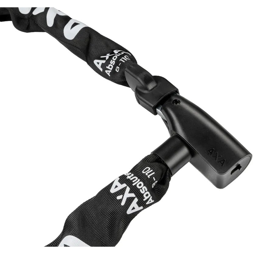 Axa Slot ketting absolute 8-110 zwart safety index 9