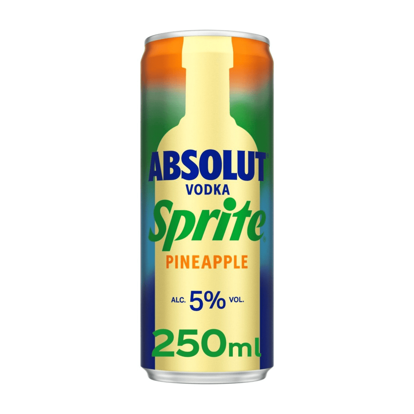 Absolut Sprite Absolut vodka sprite pineapple blik (12x 250ml)