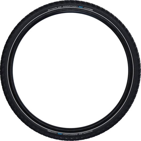 Buitenband Schwalbe Marathon 365 GreenGuard 28 x 1.40 37-622mm - zwart met reflectie