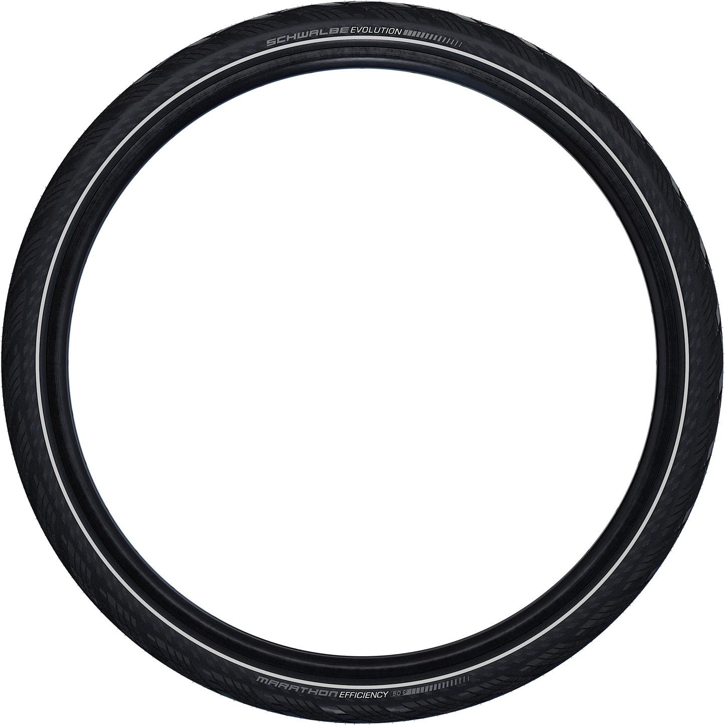 Vouwband Schwalbe Marathon Efficiency Super Race V-Guard 27.5 x 2.15 55-584 - zwart met reflectie