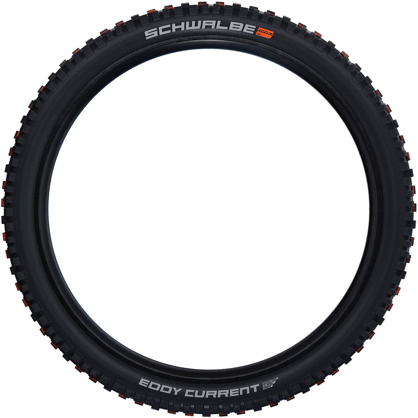 SCHWALBE vouwband eddy current front evolution 65-622 tle zwart