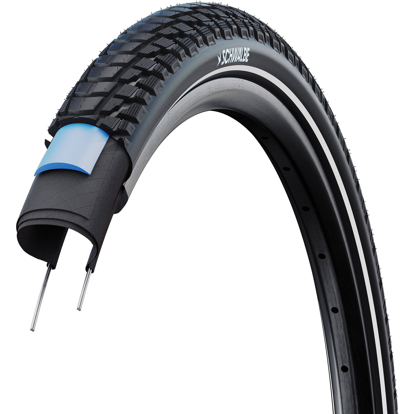 Schwalbe draadband marathon plus tour 60-584 +r zwart
