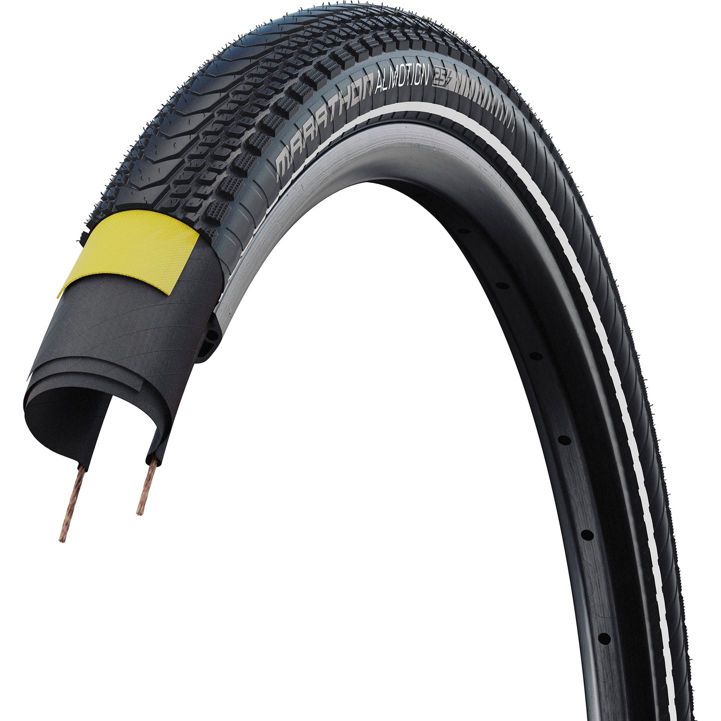 SCHWALBE vouwband marathon almotion pro 50-622 tlr +r zwart