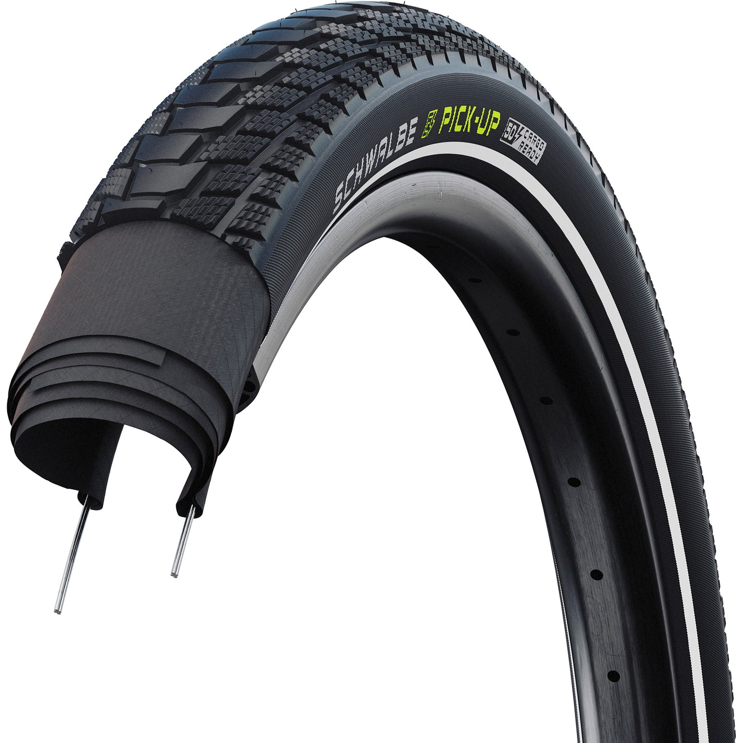 SCHWALBE draadband motion pick-up 60-406 +r zwart