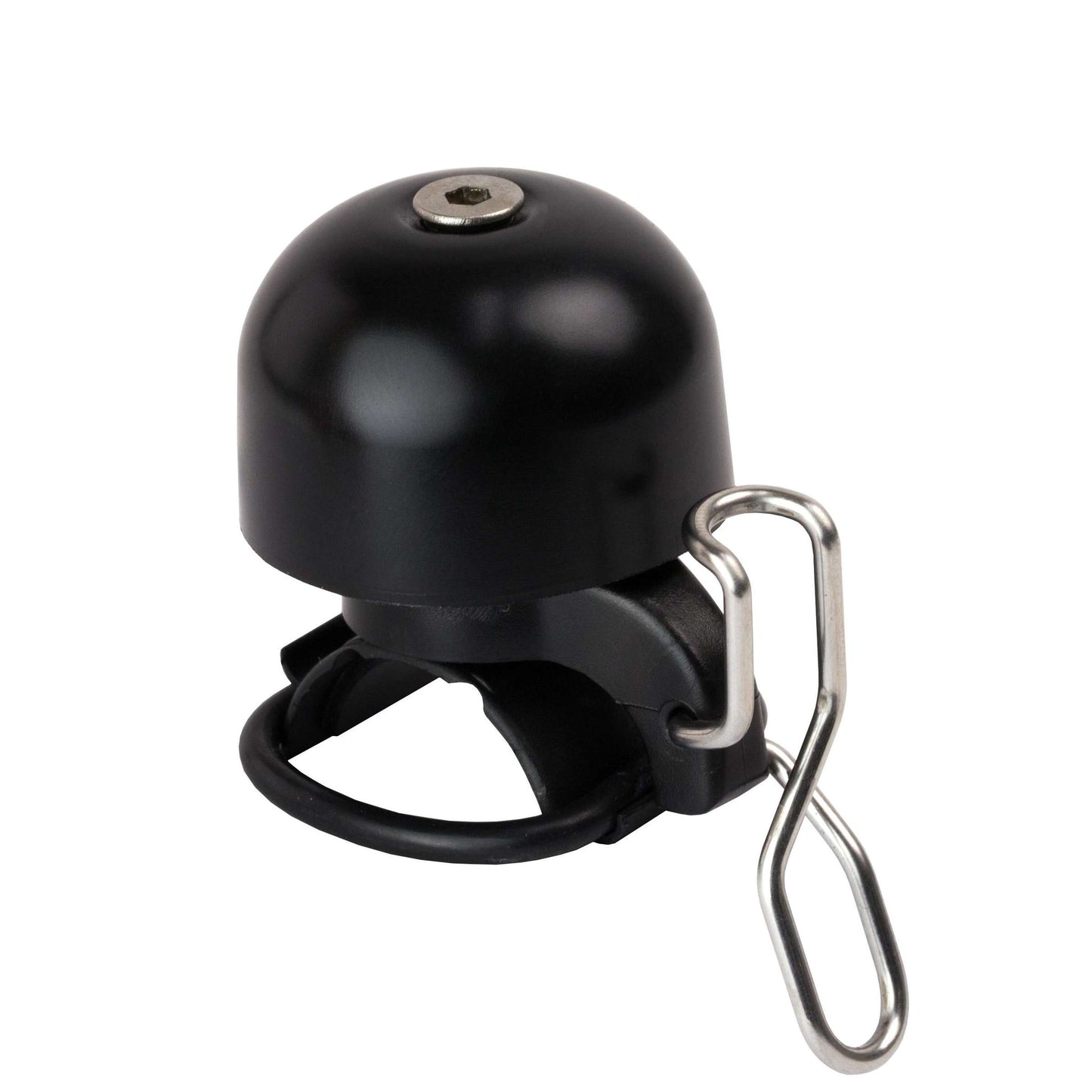 Widek fietsbel bel paperclip xxl all black op kaart - 136257