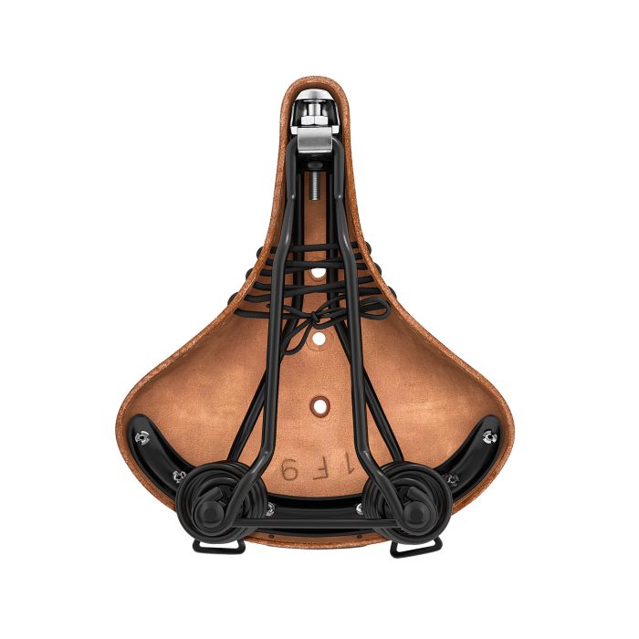 BROOKS B67 short softened - dark tan