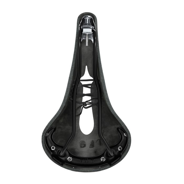 BROOKS B17 narrow carved - black