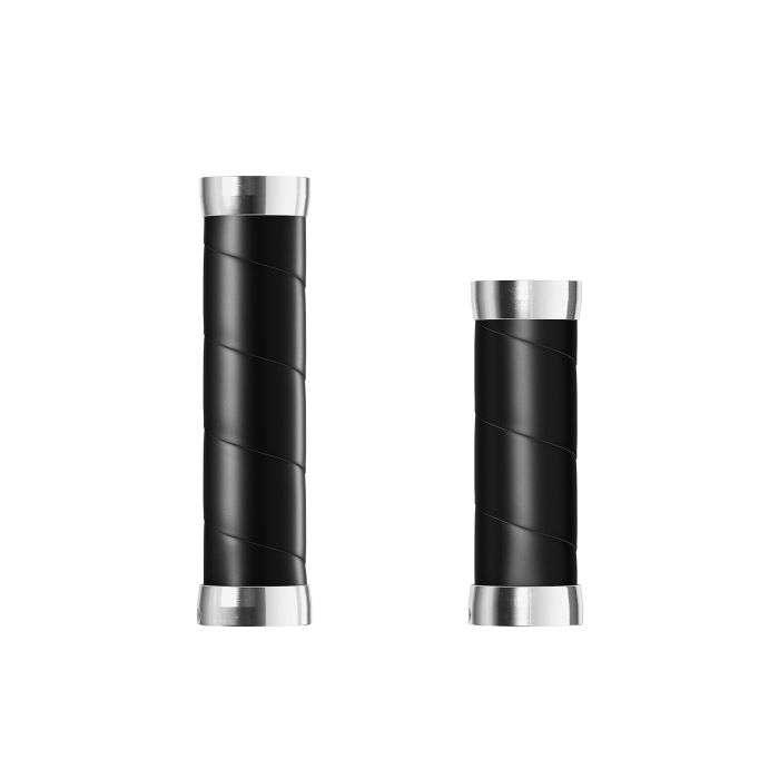 BROOKS Slender leather grips (100+130mm) - black