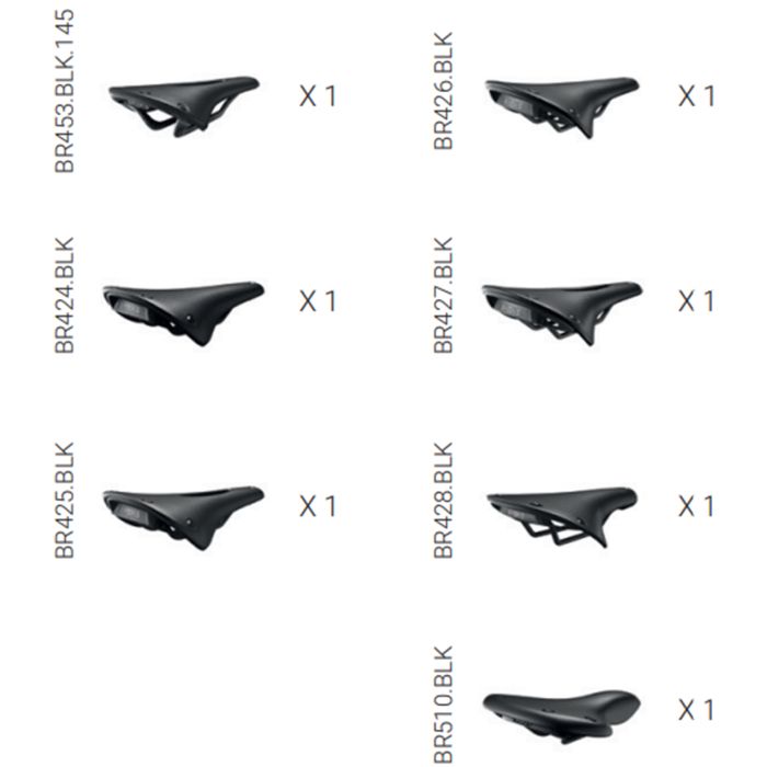 BROOKS Cambium kit 2 (7 test saddles)
