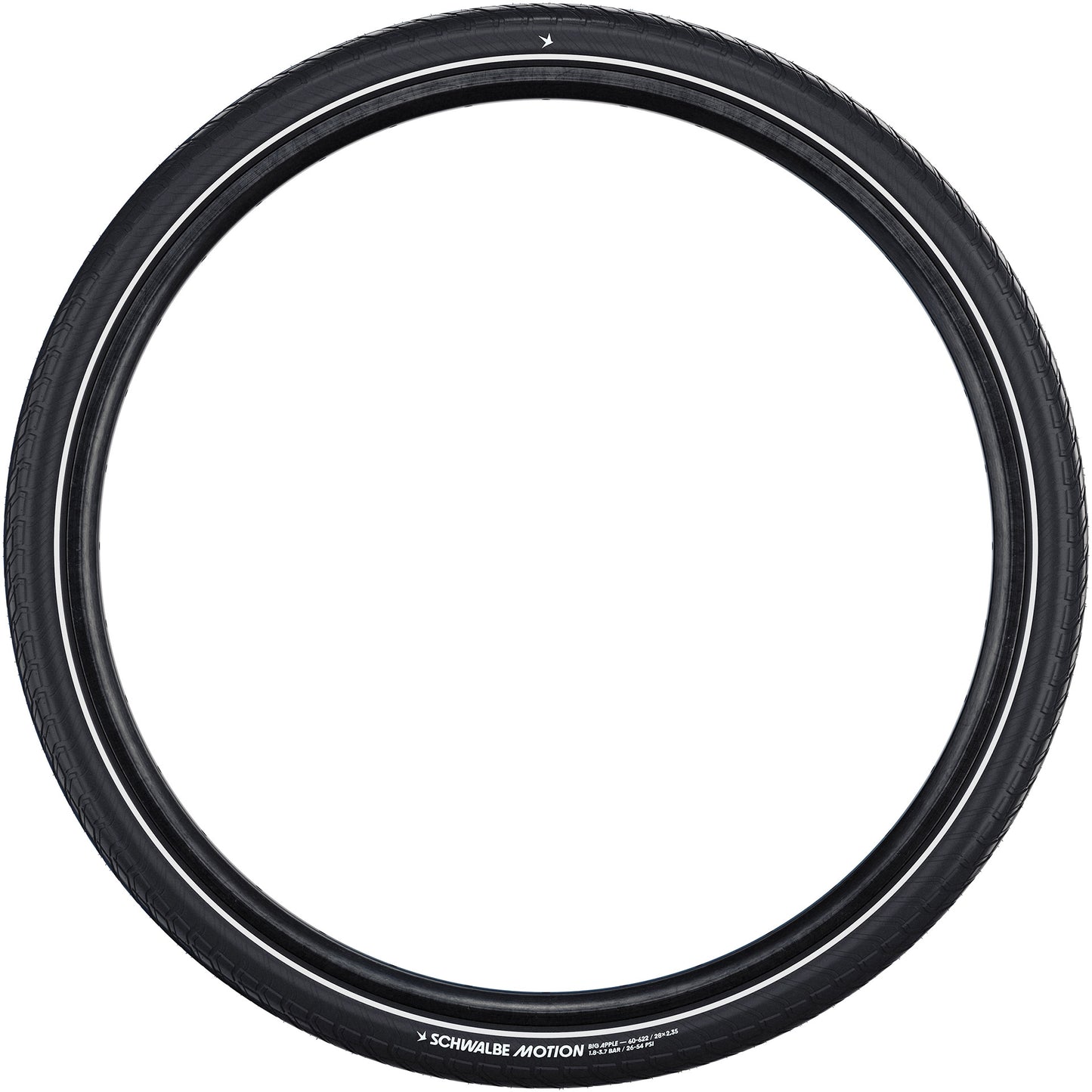 SCHWALBE draadband motion big apple 55-622 +r zwart