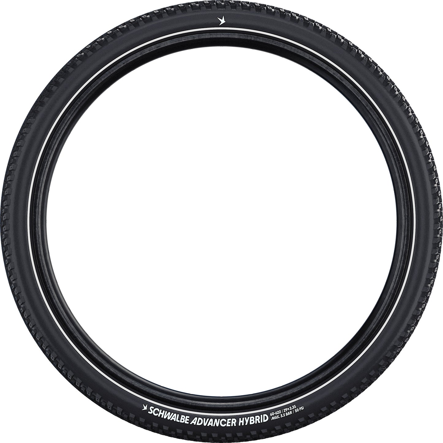 SCHWALBE reifen advancer hybrid active line tyre advancer hybrid act.line 54-584