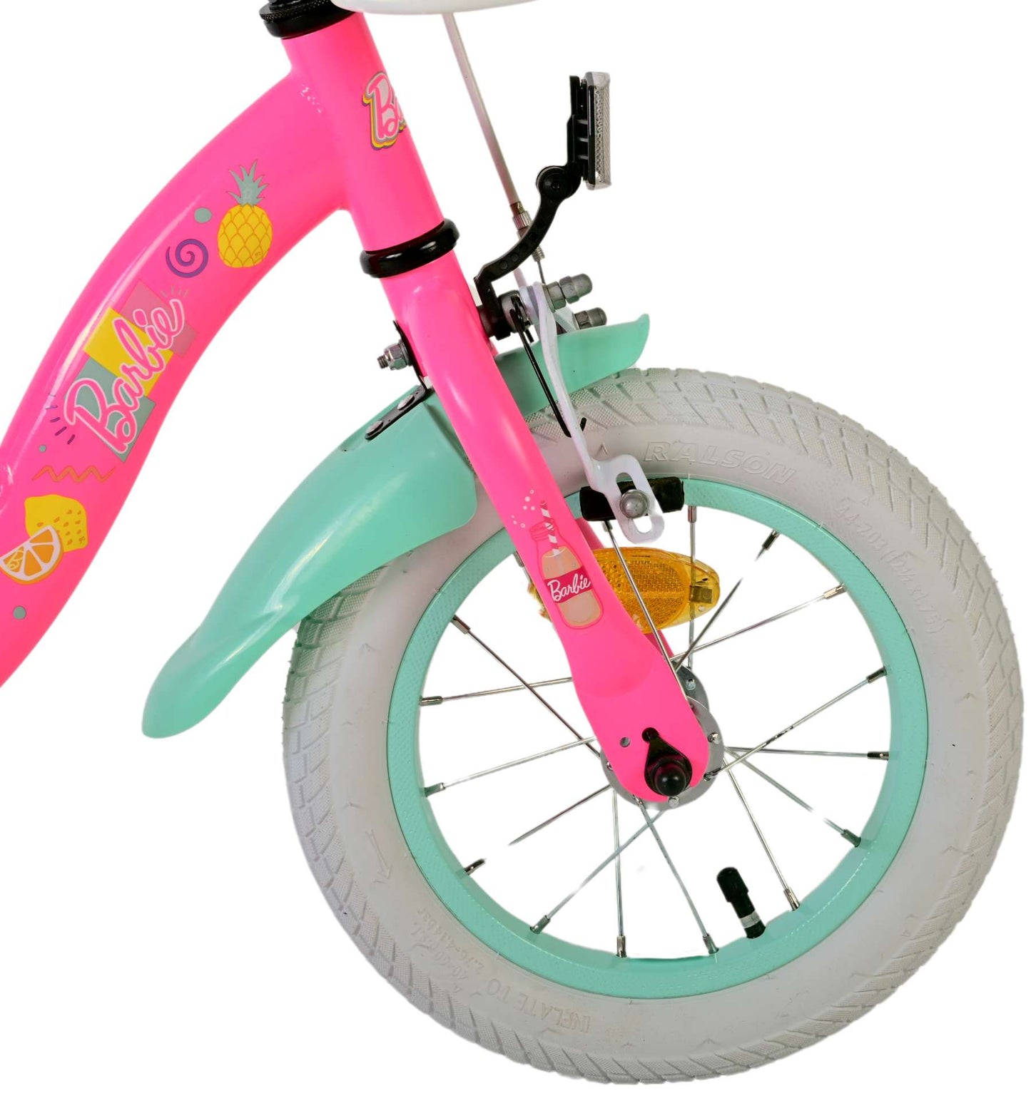 Volare Barbie kinderfiets - meisjes - 12 inch - roze