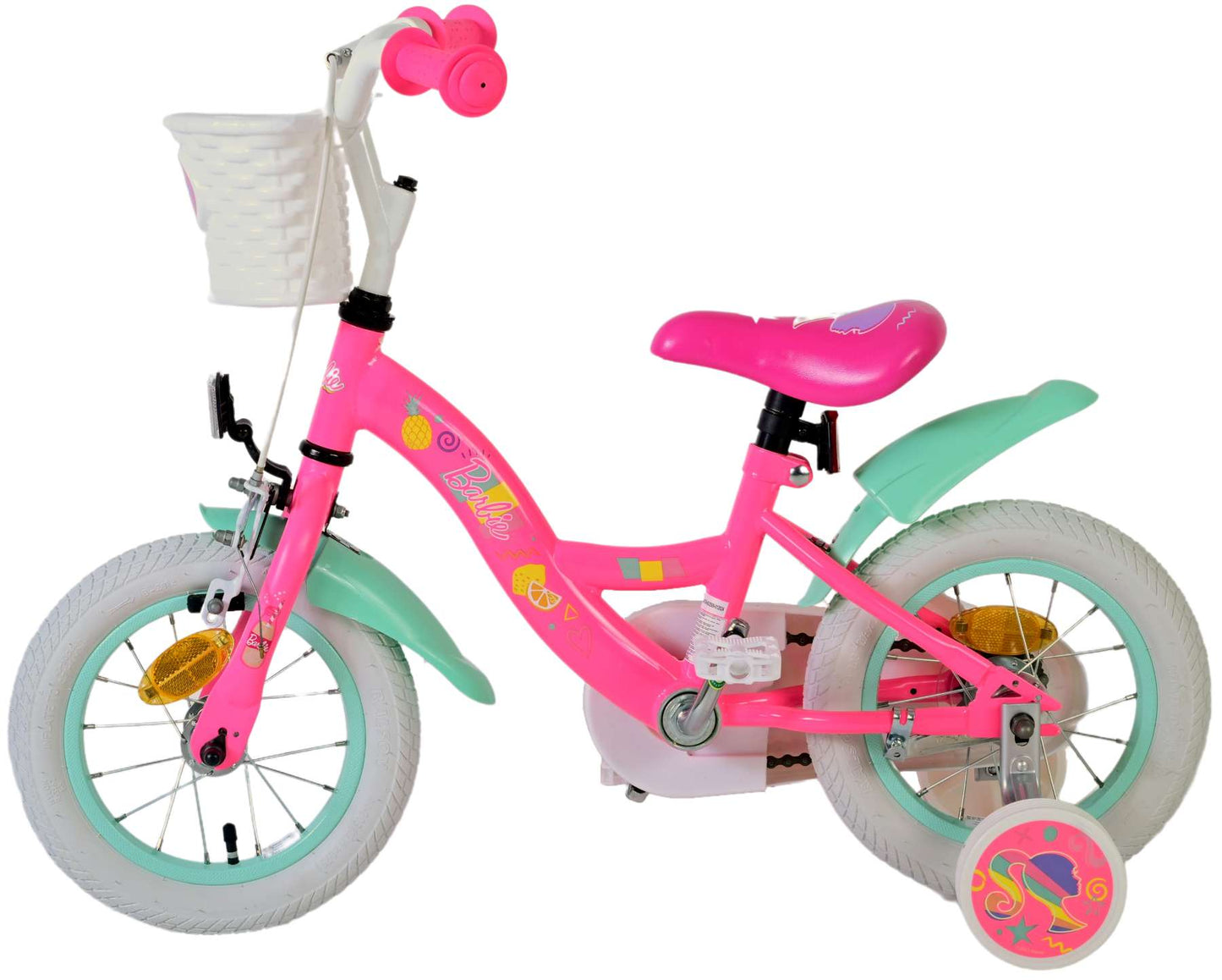 Volare Barbie kinderfiets - meisjes - 12 inch - roze