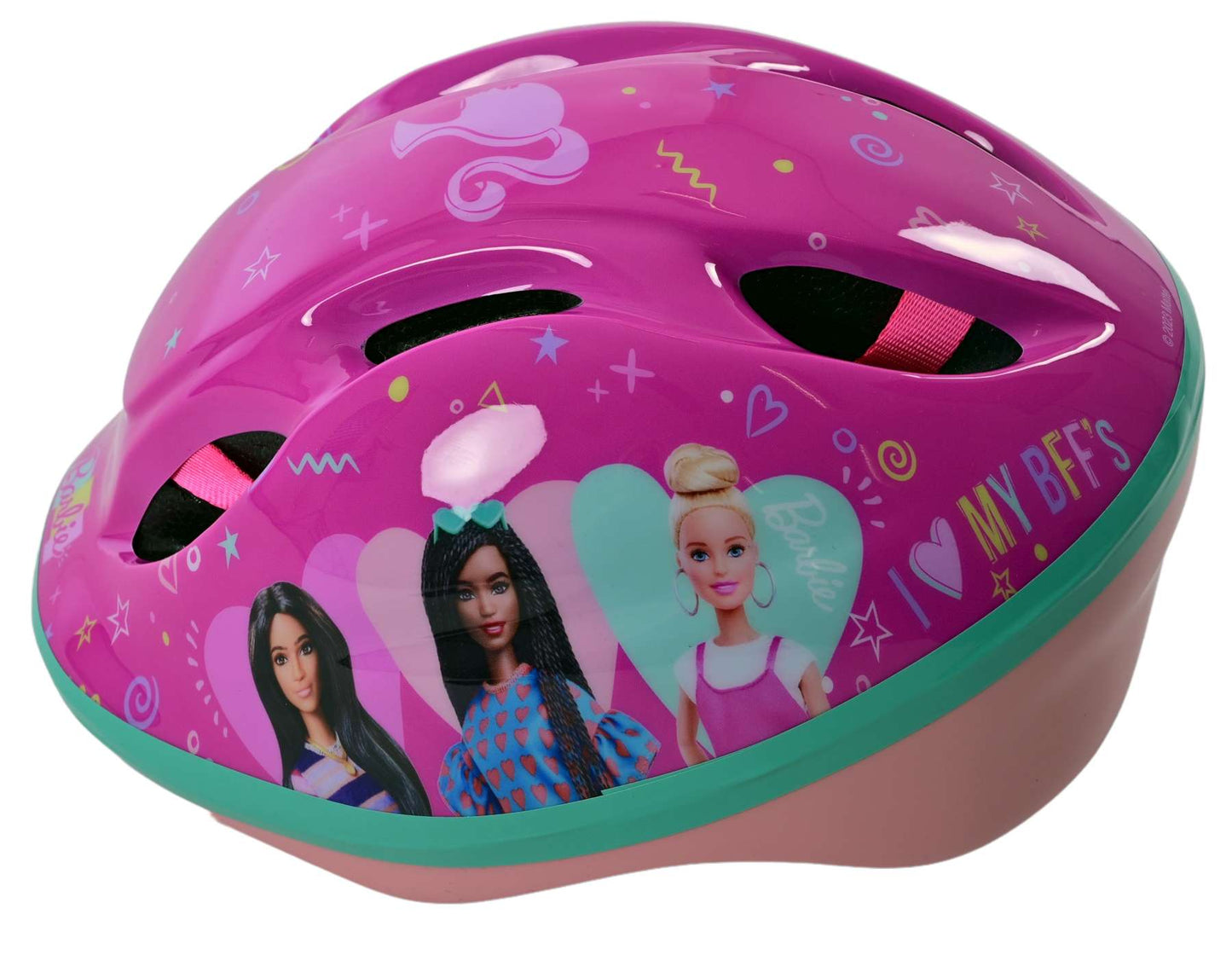 Volare Kinder helm barbie 52-56cm