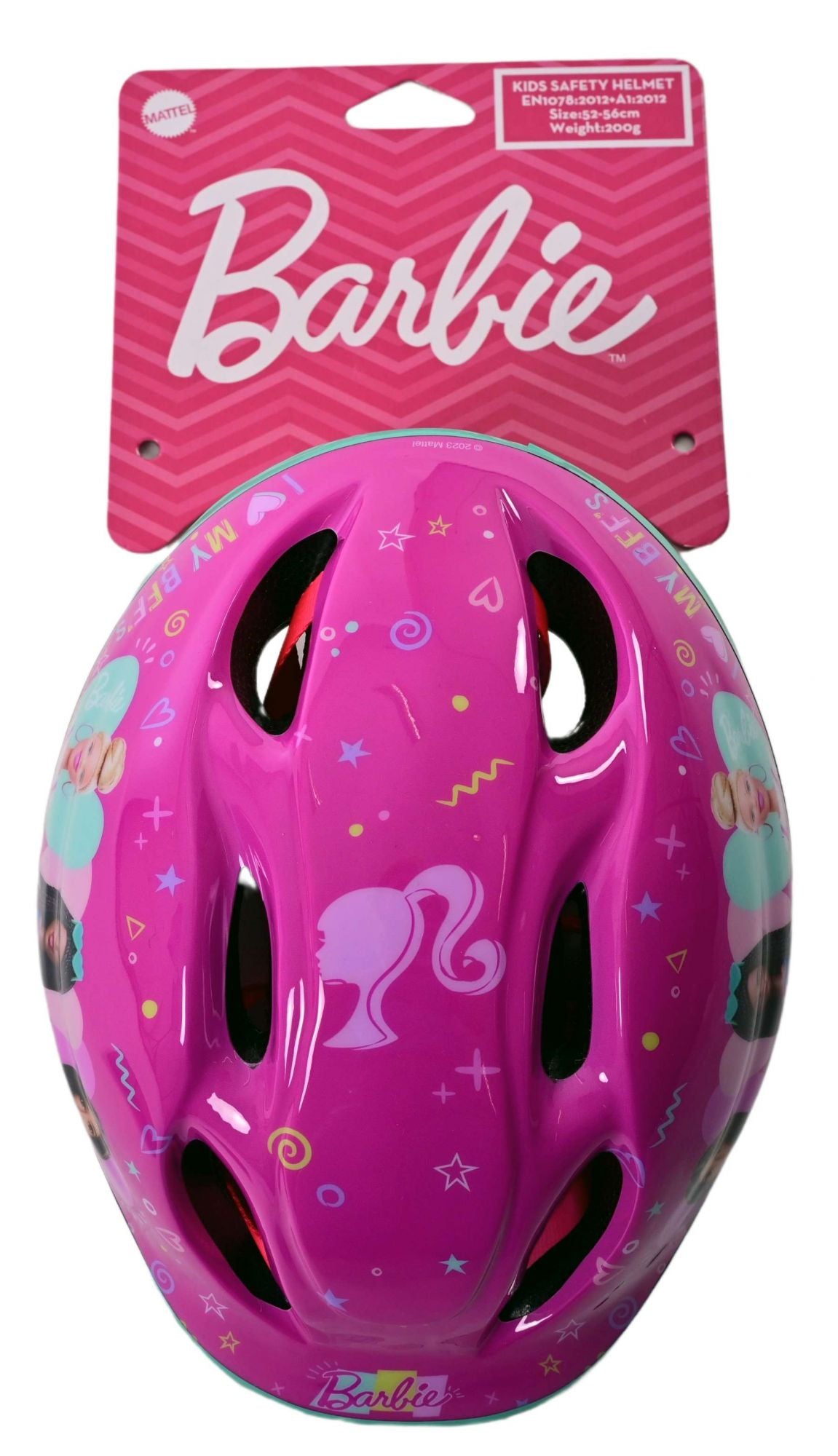 Volare Kinder helm barbie 52-56cm