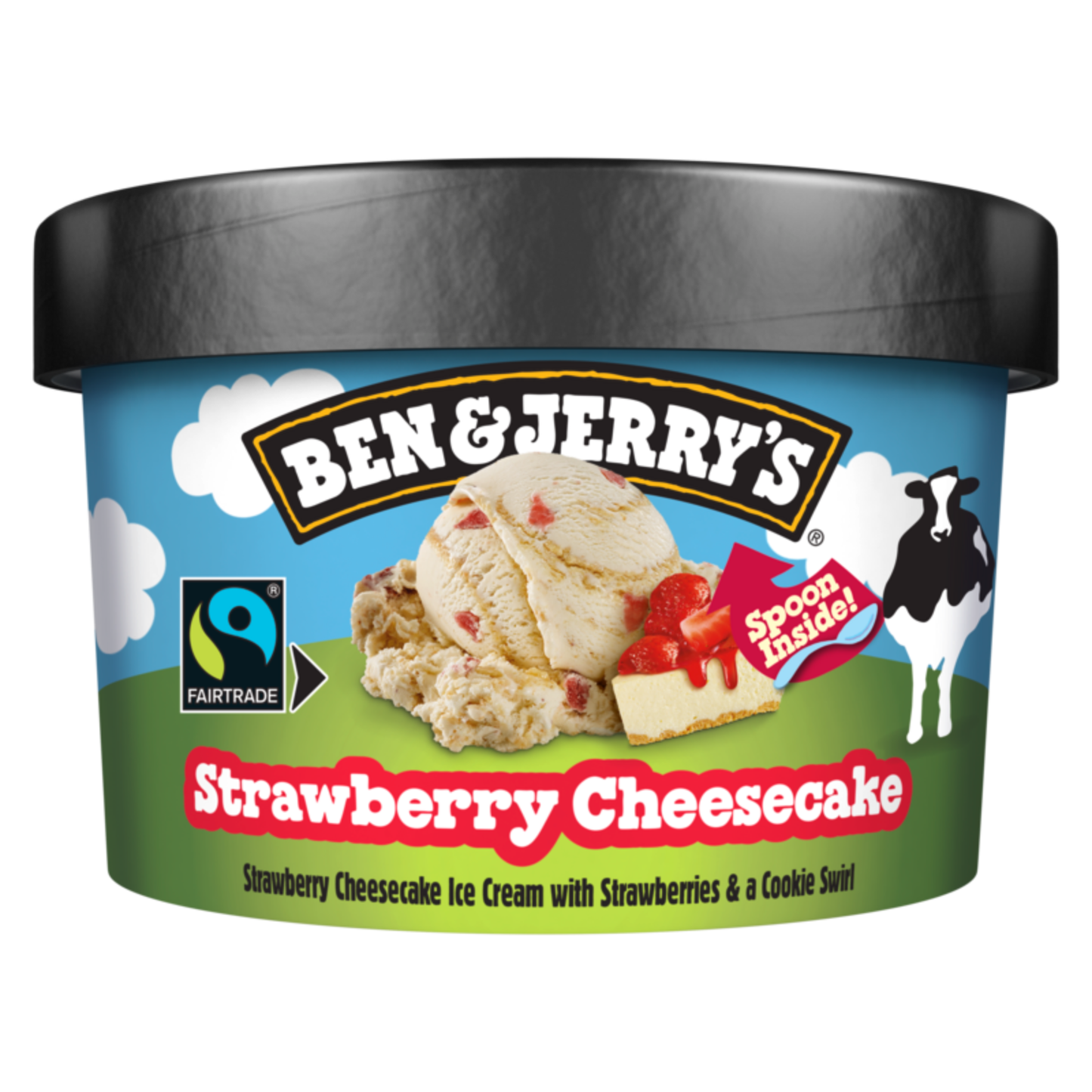 Ben Jerry's shortie strawberry cheesecake (12x 100 ml)