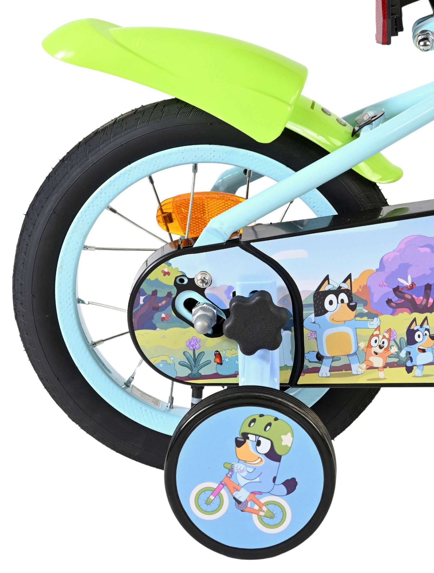 Volare Bluey kinderfiets - uni- 12 inch - blauw