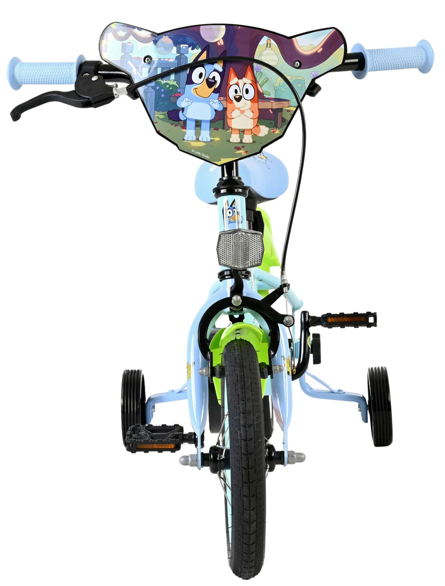 Volare Bluey kinderfiets - uni- 12 inch - blauw