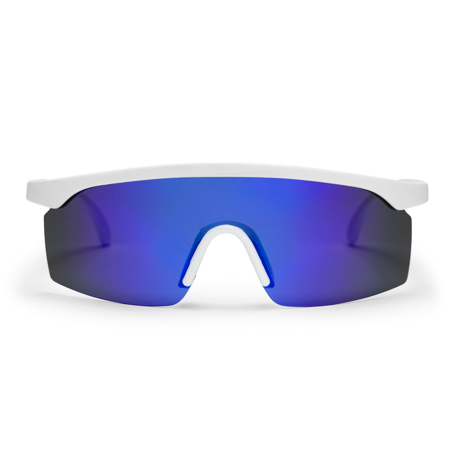 CHPO bril lelle white blue mirror
