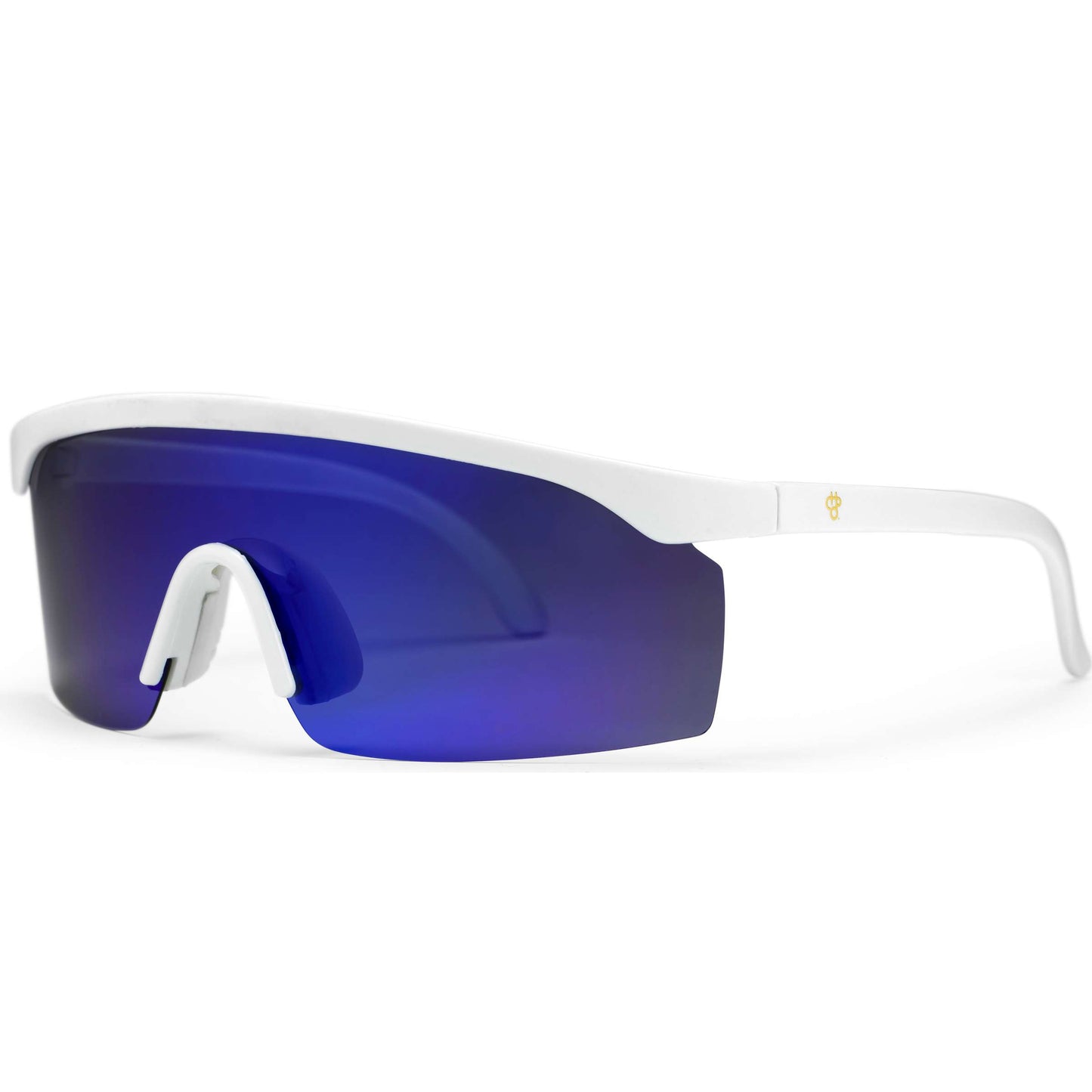 CHPO bril lelle white blue mirror