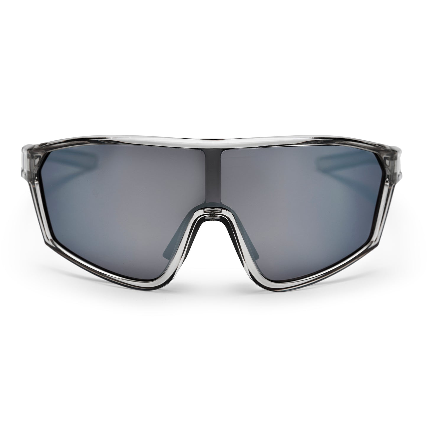 CHPO bril vinfred grey transparent silver mirror
