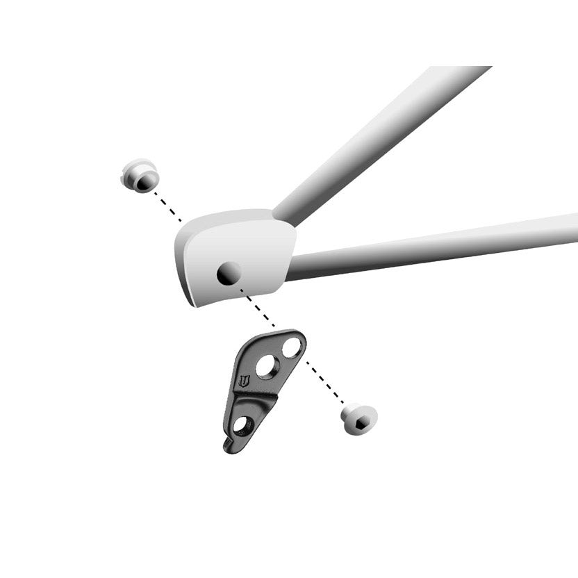 UNION schaltauge dropout gh-185 incl. screws