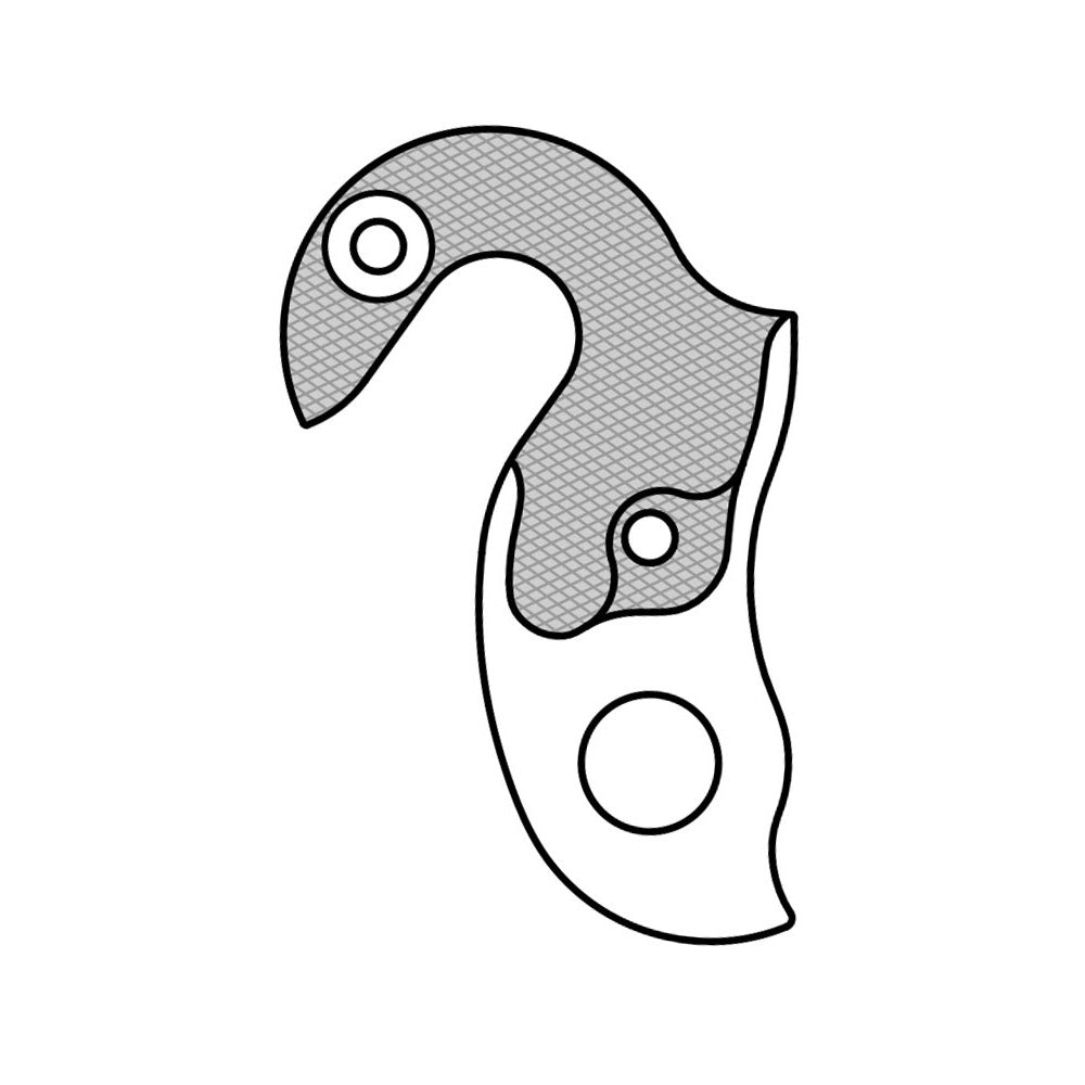 UNION schaltauge dropout hg-208 incl. screws