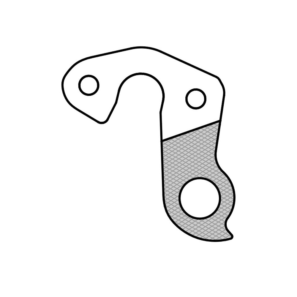 UNION schaltauge dropout hg-212 incl. screws