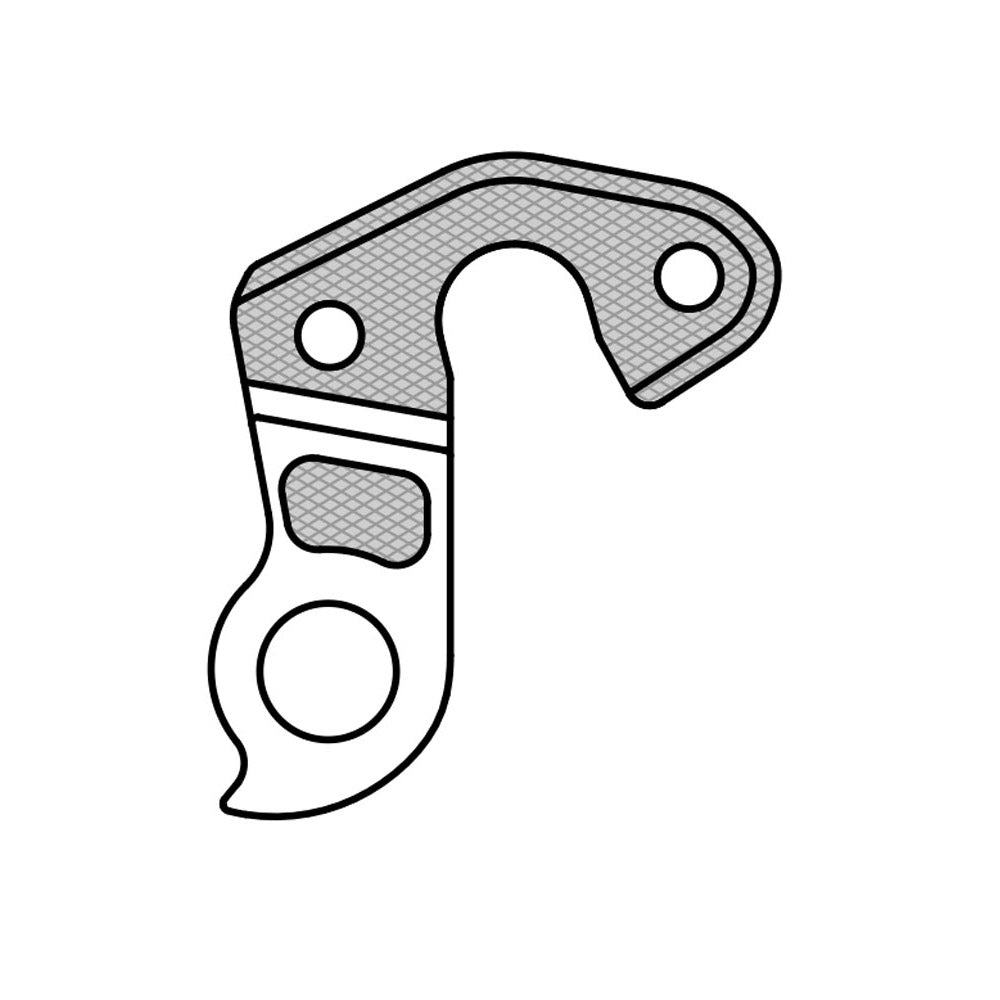 UNION schaltauge dropout hg-212 incl. screws