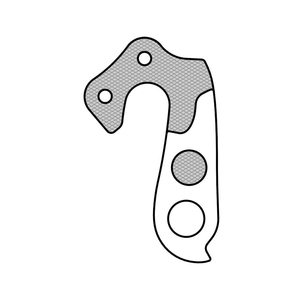 UNION schaltauge dropout hg-219 incl. screws