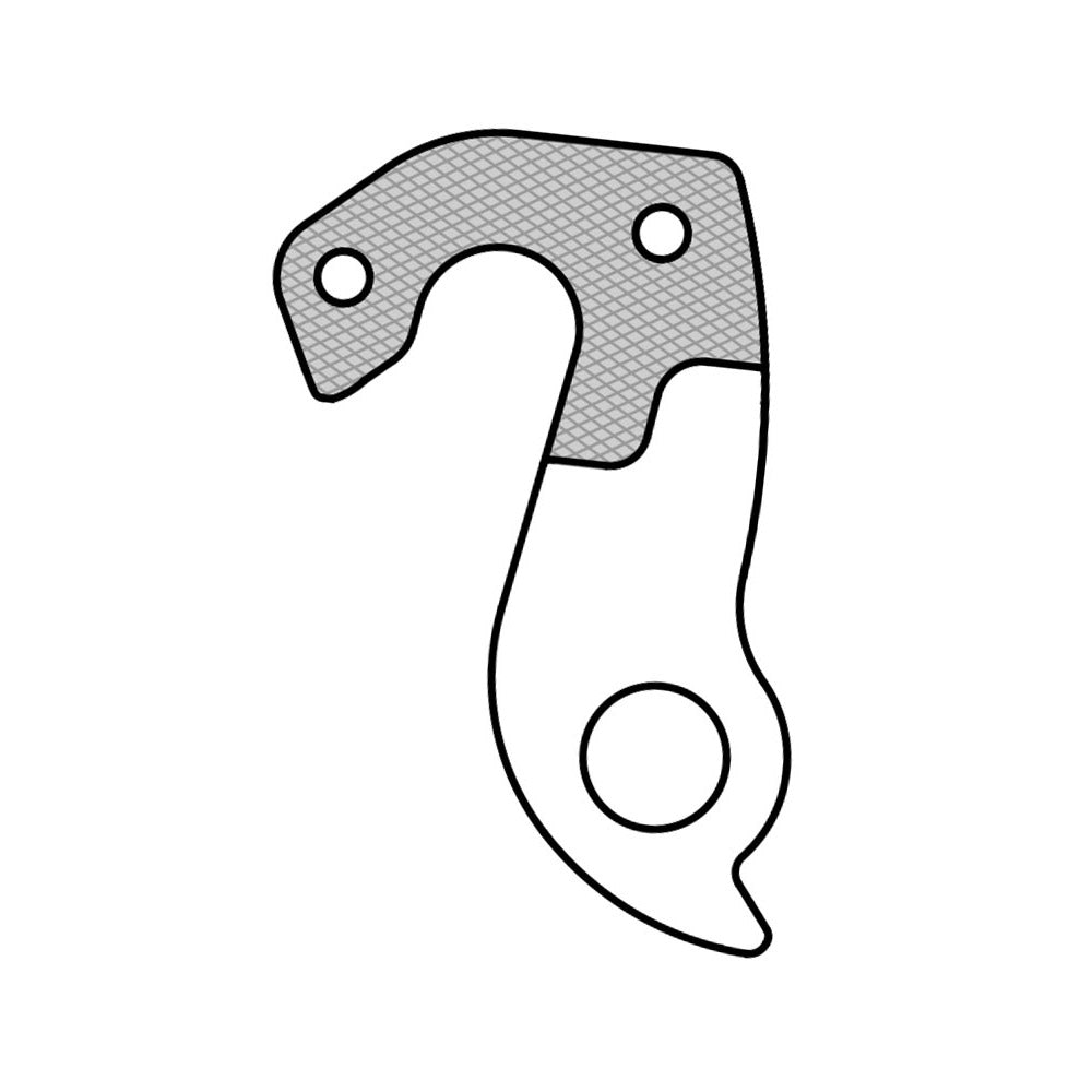 UNION schaltauge dropout hg-224 incl. screws