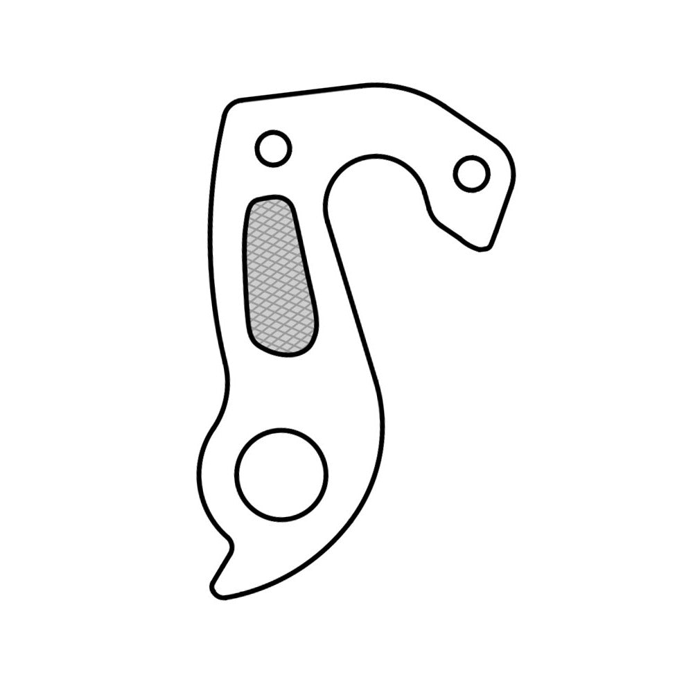 UNION schaltauge dropout hg-224 incl. screws