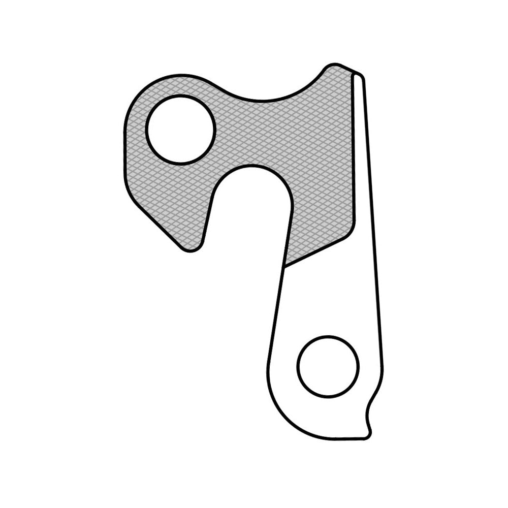 UNION schaltauge dropout hg-229 incl. screws
