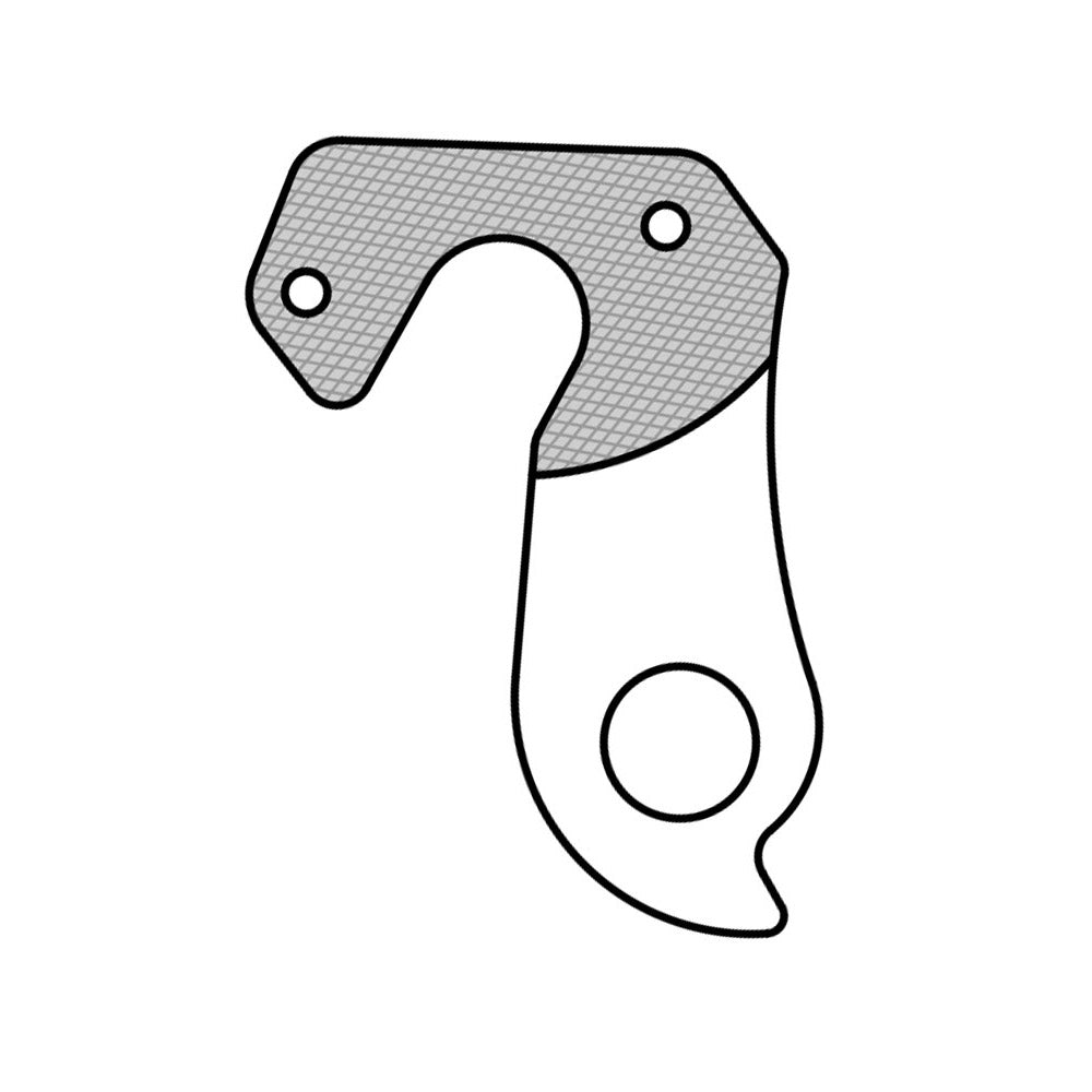 UNION schaltauge dropout hg-230 incl. screws
