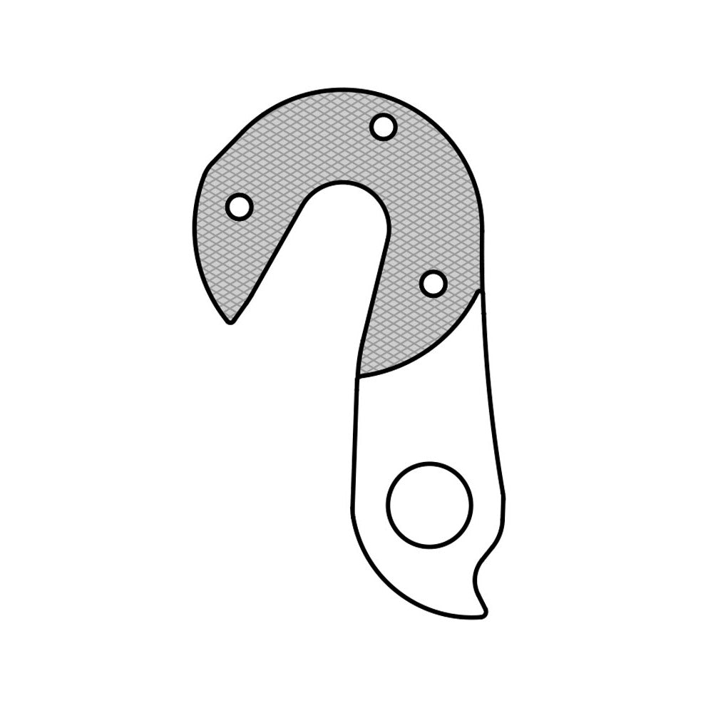 UNION schaltauge dropout hg-231 incl. screws