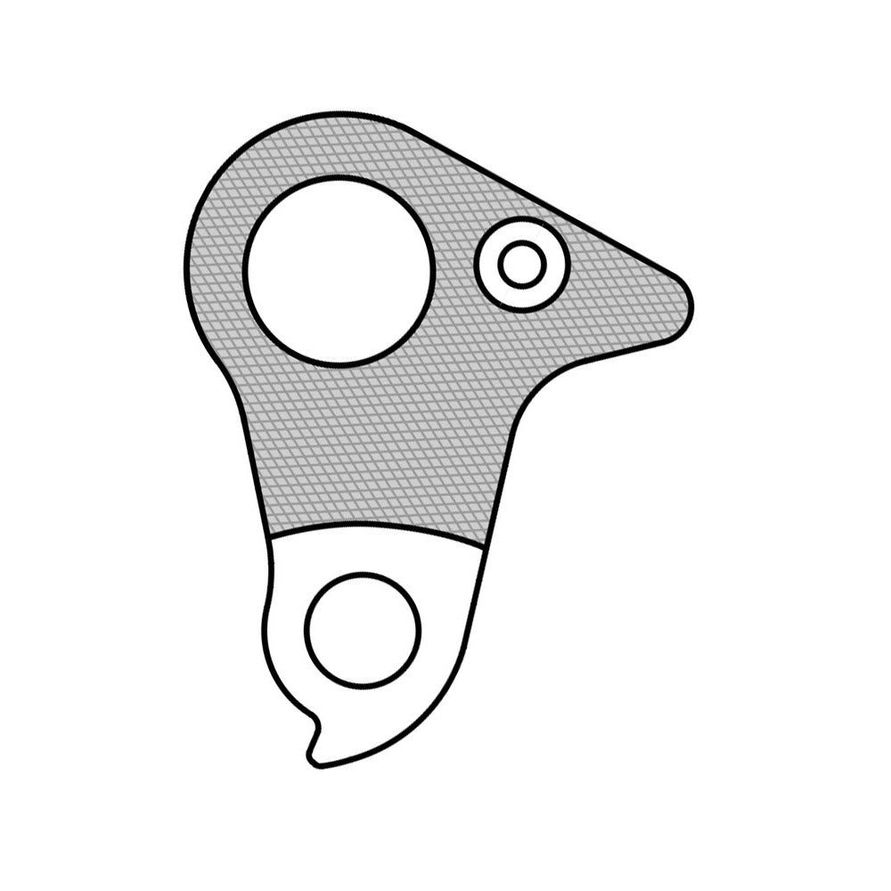 UNION schaltauge dropout hg-232 incl. screws