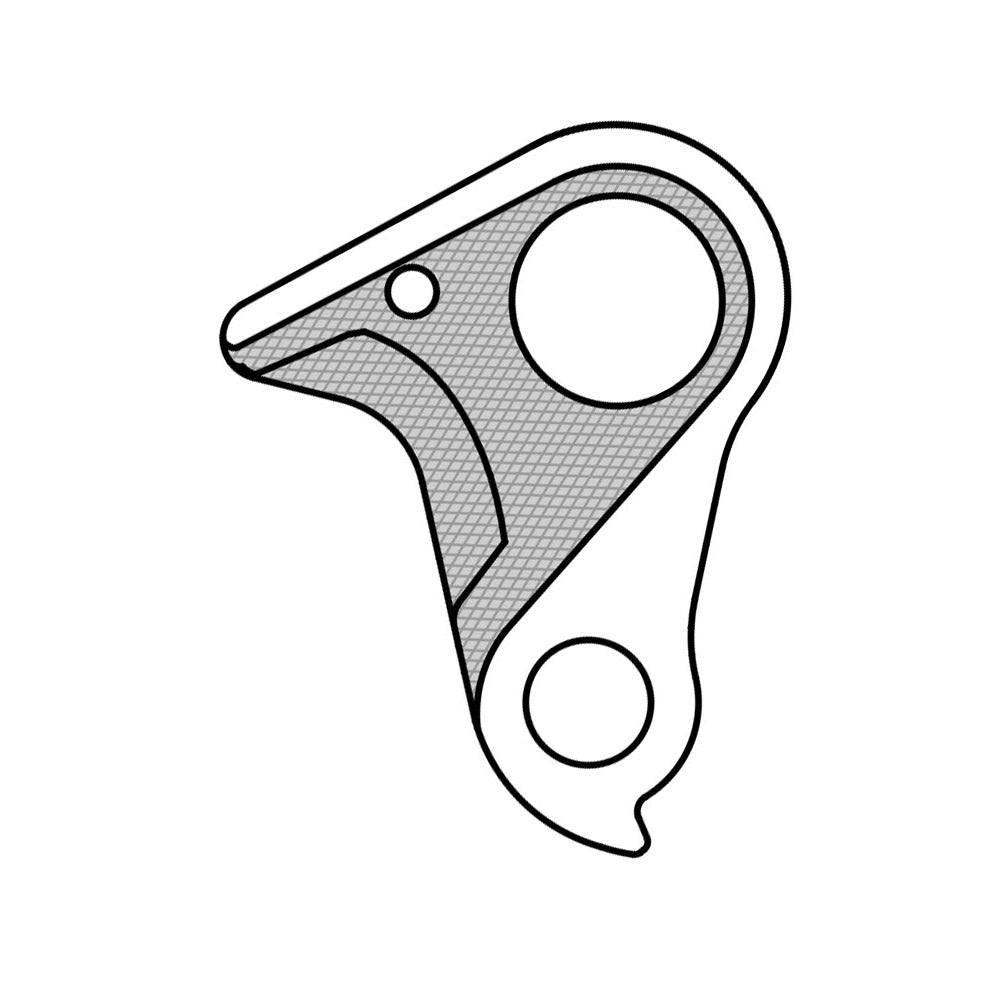 UNION schaltauge dropout hg-232 incl. screws