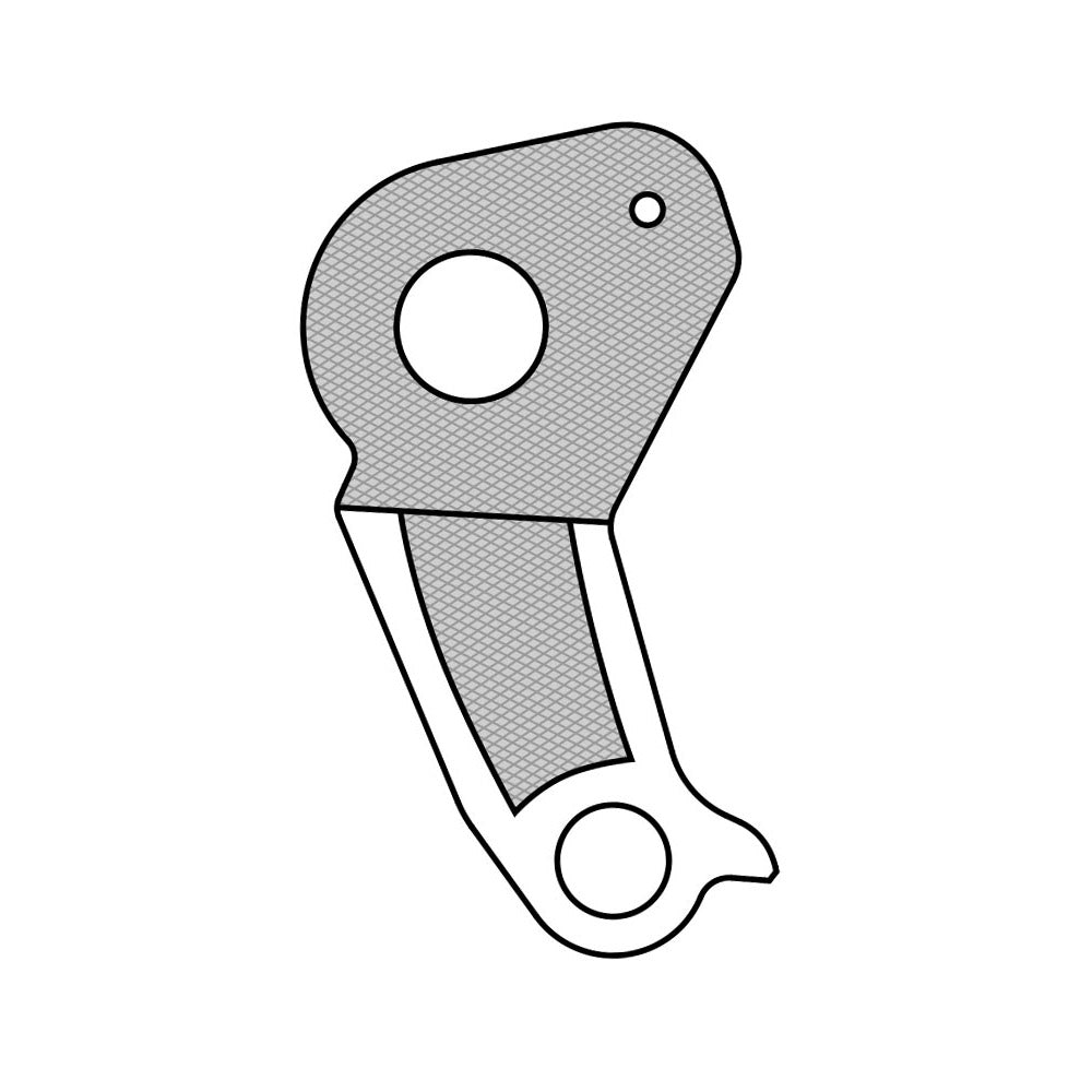 UNION schaltauge dropout hg-236 incl. screws