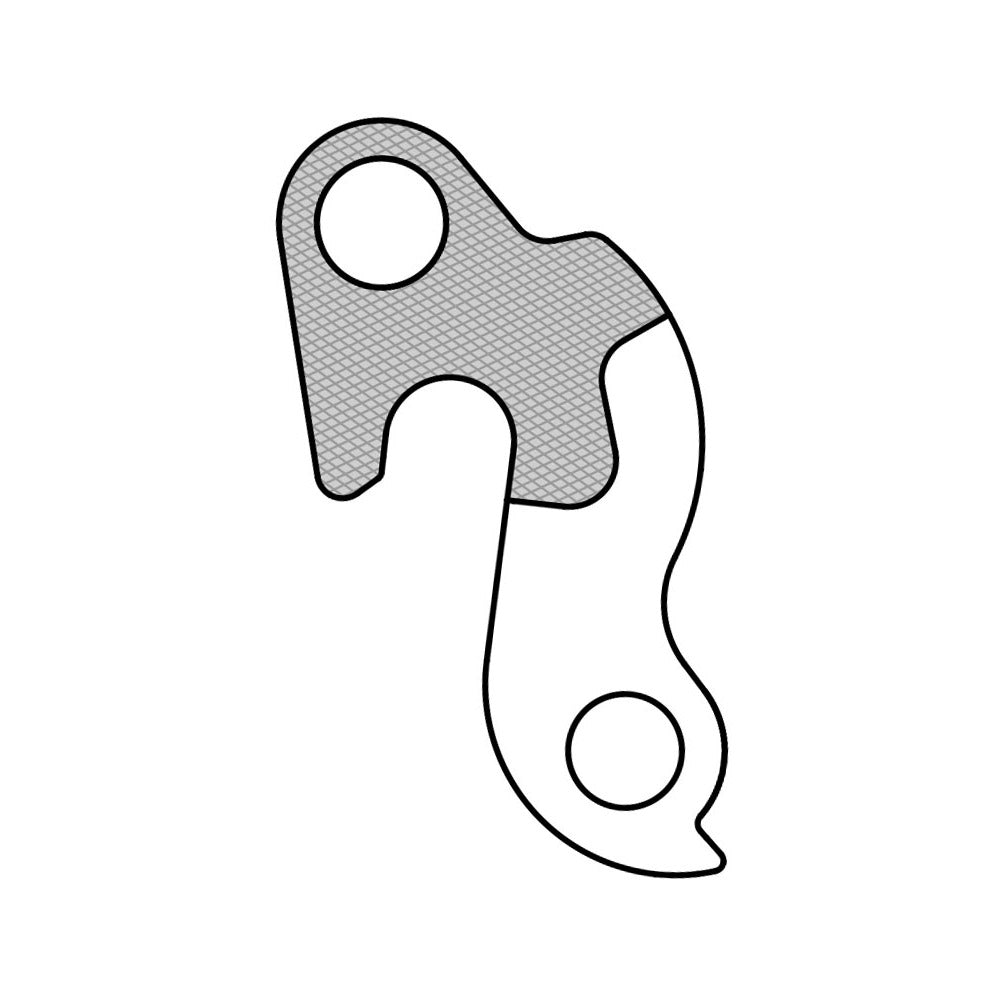 UNION schaltauge dropout hg-237 incl. screws