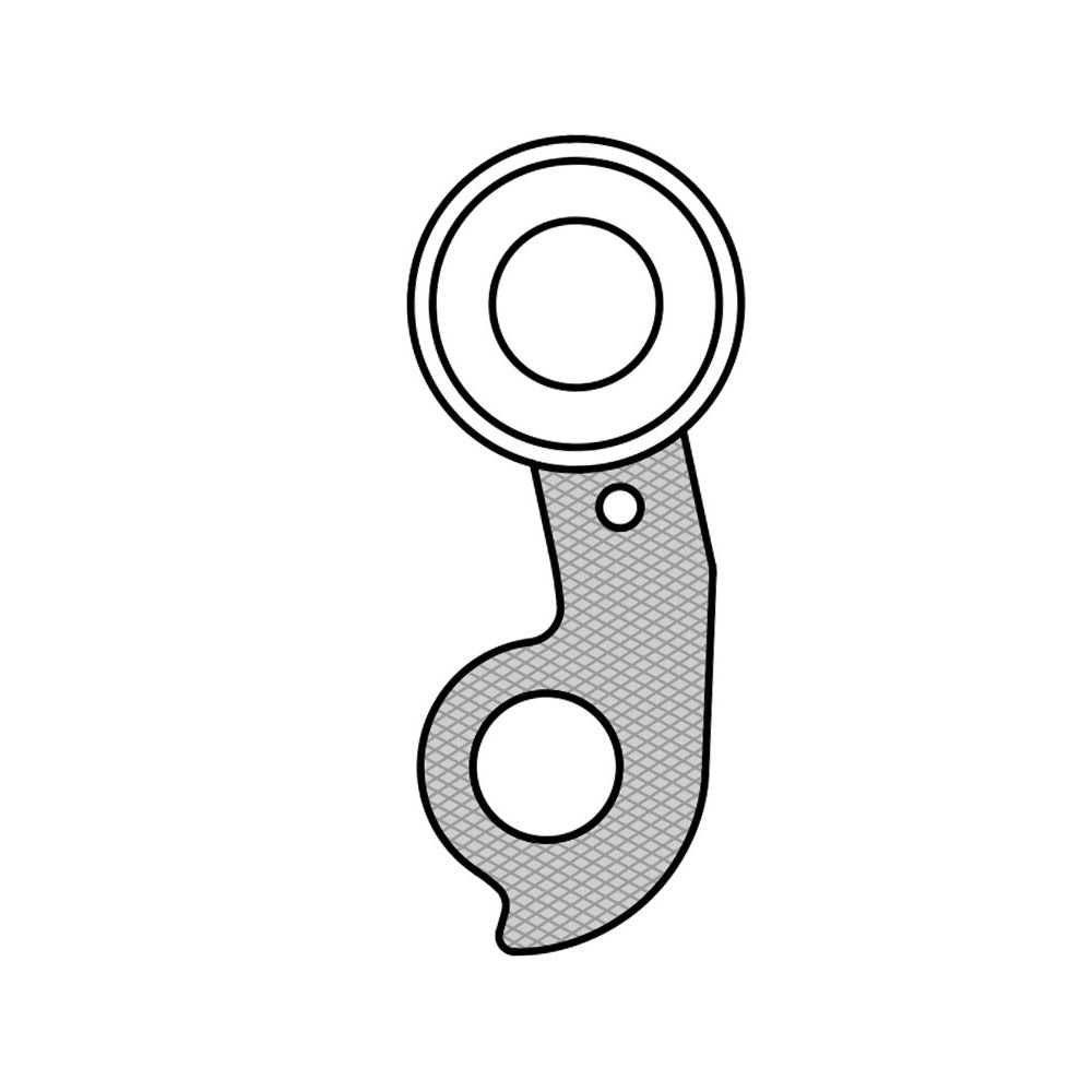UNION schaltauge dropout hg-242 incl. screws