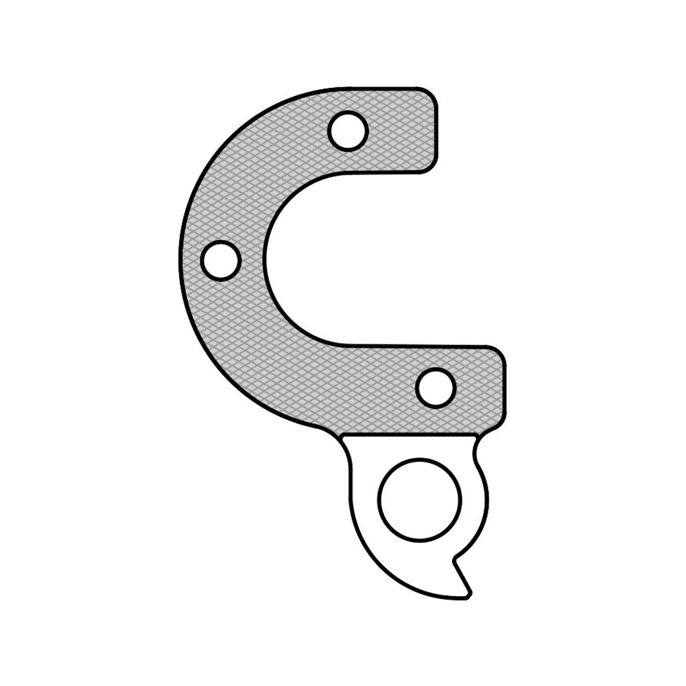 UNION schaltauge dropout hg-253 incl. screws