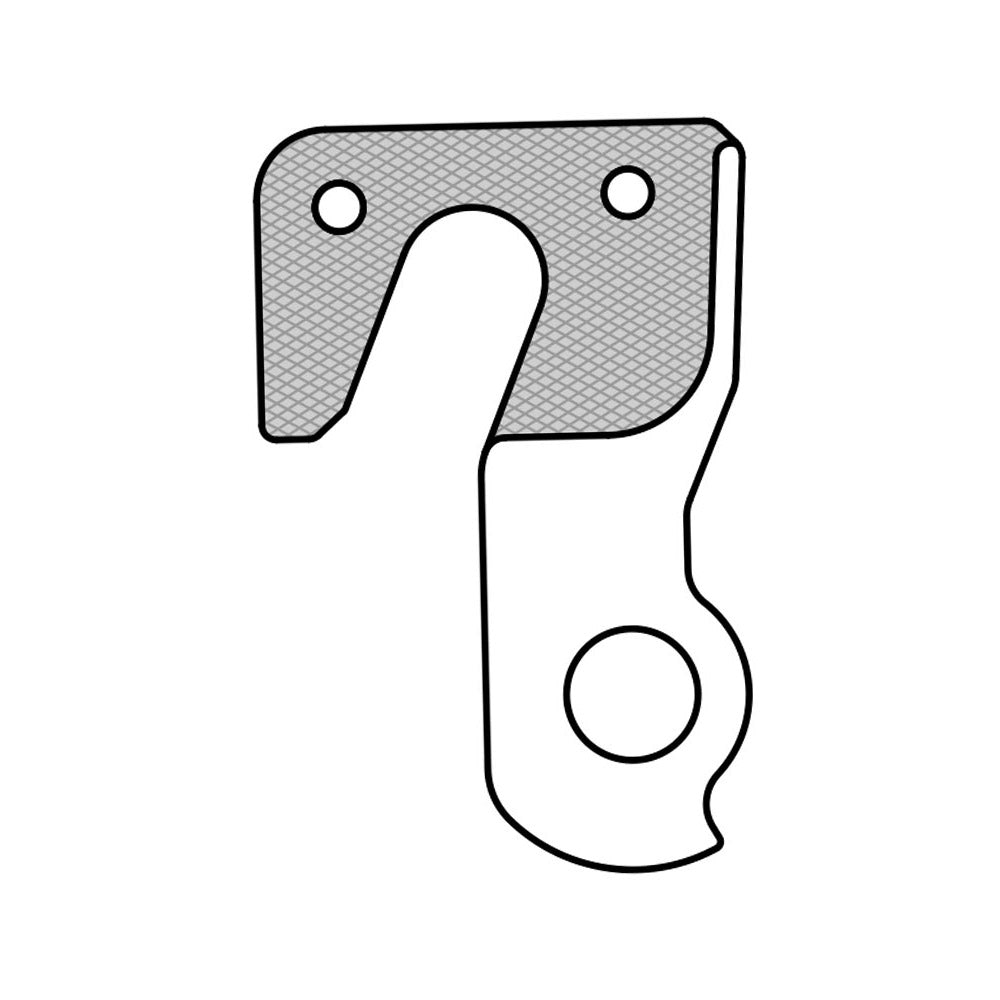 UNION schaltauge dropout hg-256 incl. screws