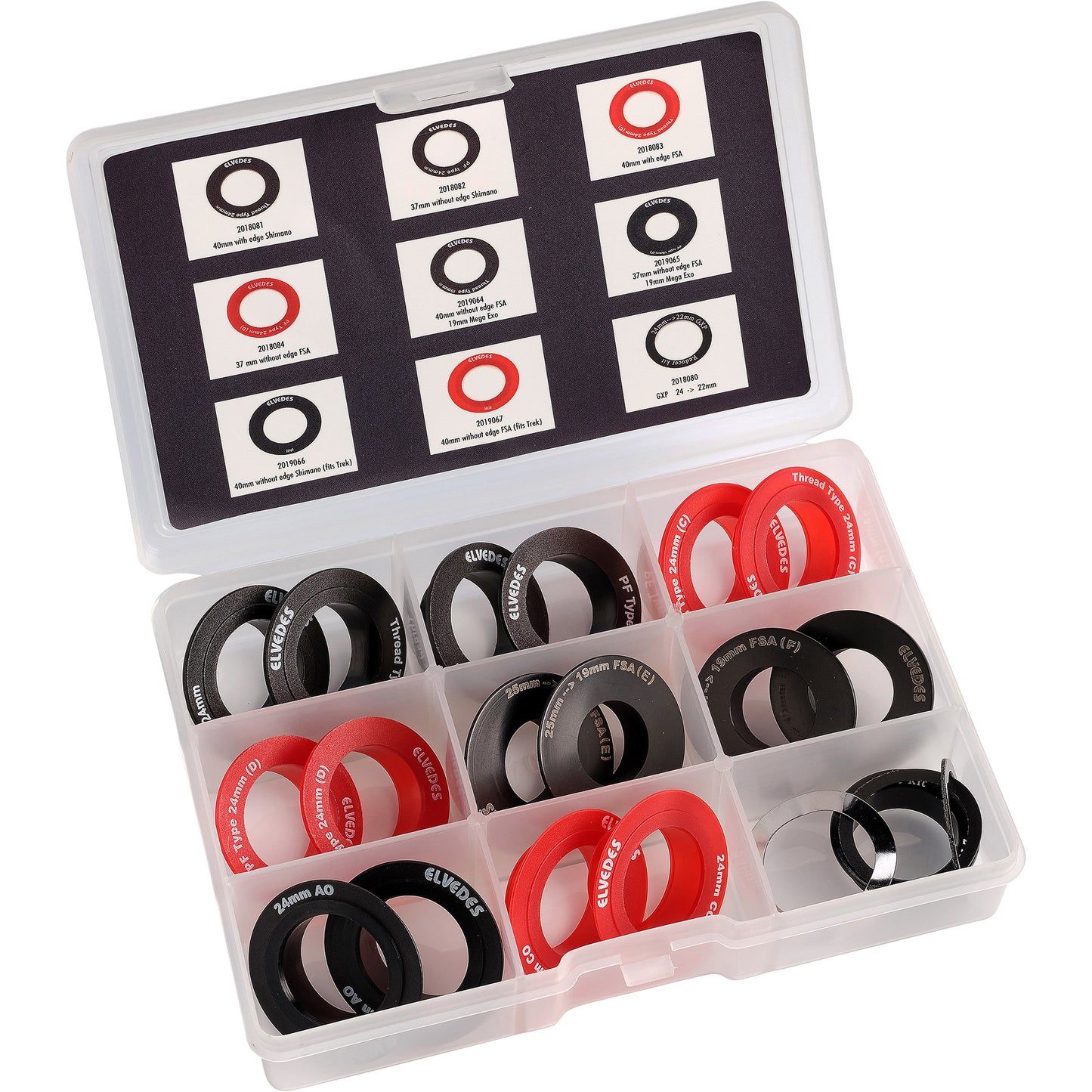 Elvedes assortiment trapaslagerkapjes 2019056